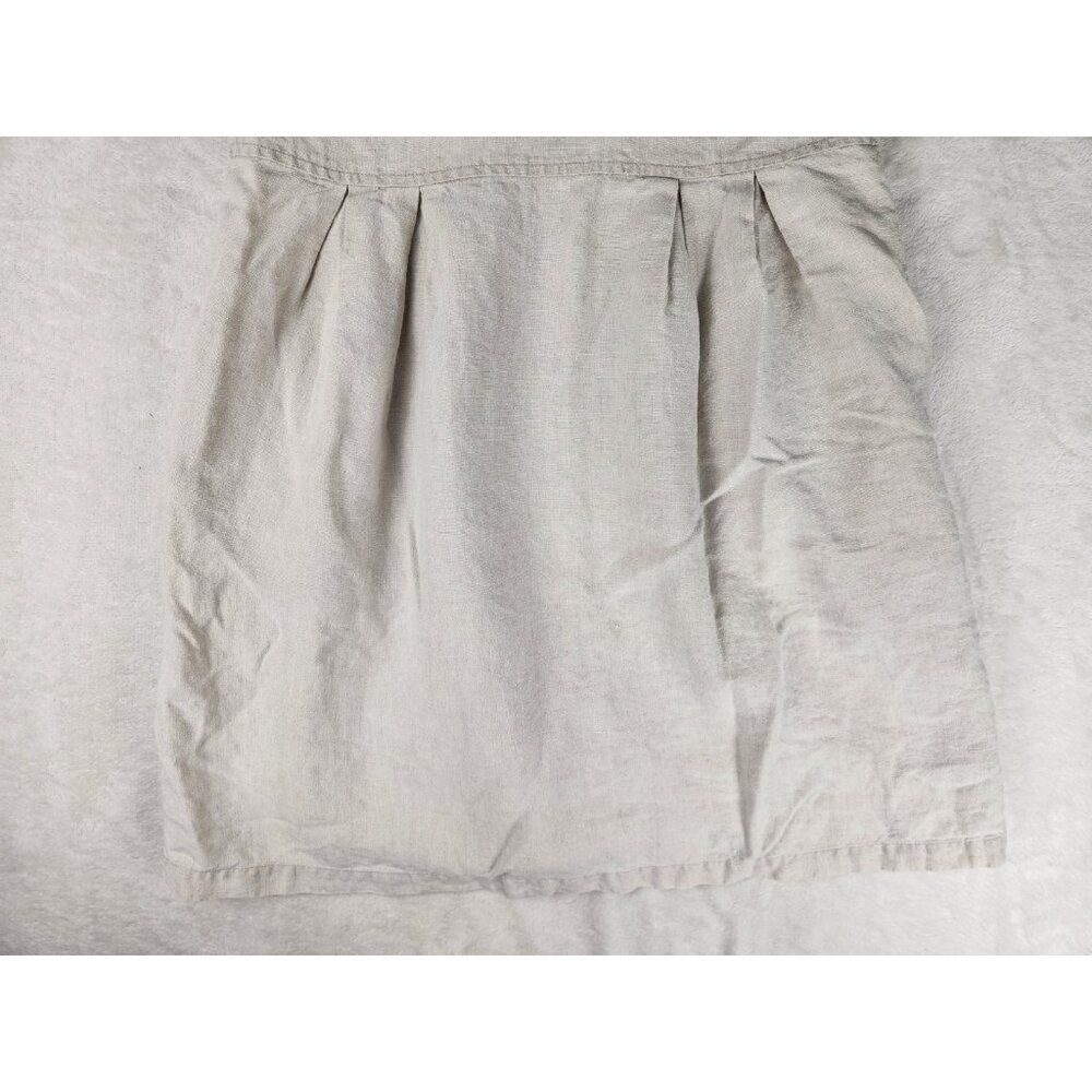 Eddie Bauer Linen Jumper Dress Size Medium Beige Vintage Prairie Cottagecore‎ - Picture 6 of 12